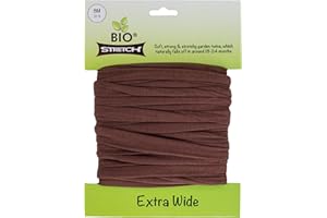 Biostretch Extra Wide Soft Tree Ties and Plant Tape for Large Garden Plants and Trees - Environmentally Friendly Stretchy and Wide Green Plant Tape Tree Ties (Brown Bio Extra Wide 26 ft / 8M)