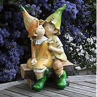 Lilly And Len Gnomi Da Giardino - Decorazione Elfo E Fata | Troll Magico Per Esterni - Foto 6