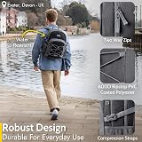 Trail Outdoor Aspen 30L Day Pack Backpack with USB Port Water Resistant view 5