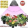 ZOTRON LED Grow Light 24W, Newest 3rd Generation Growing LED Light Bulbs for Hydroponic, Aquaponic, Greenhouse, Indoor Plants, Herbs and Bonsai Trees