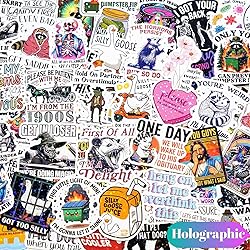 200 PCS Funny Holographic Stickers for