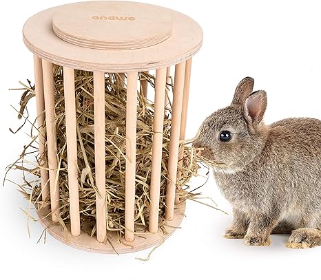 Amazon Com Andwe Hay Feeder Cylindrical Stand Feeding Manager