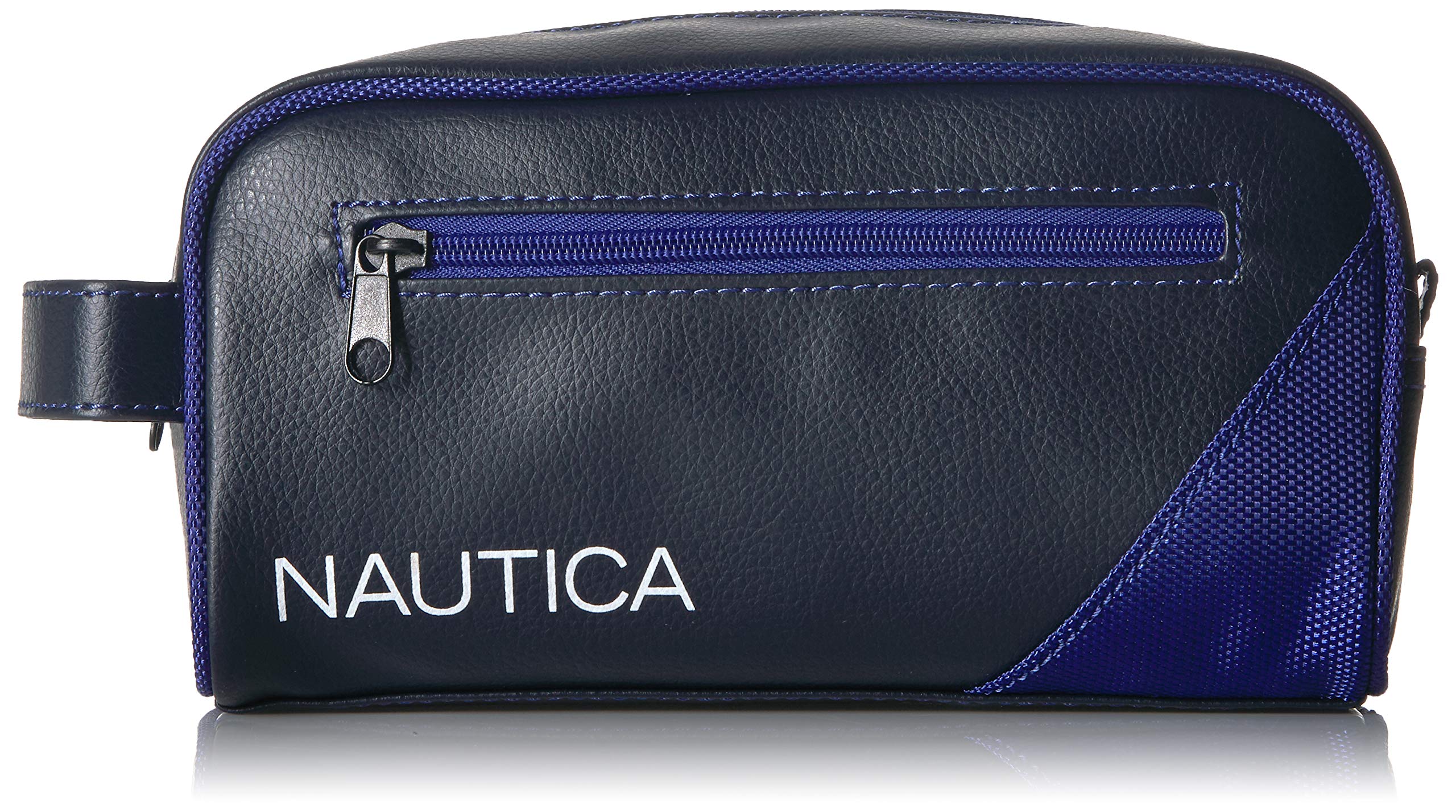 Nautica Men's Top Zip Travel Kit Toiletry Bag Organizer Packing