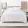 Nestl Down Alternative Comforter - Quilted Comforter - Queen Size Comforter - All Season Quilted Duvet Insert, White
