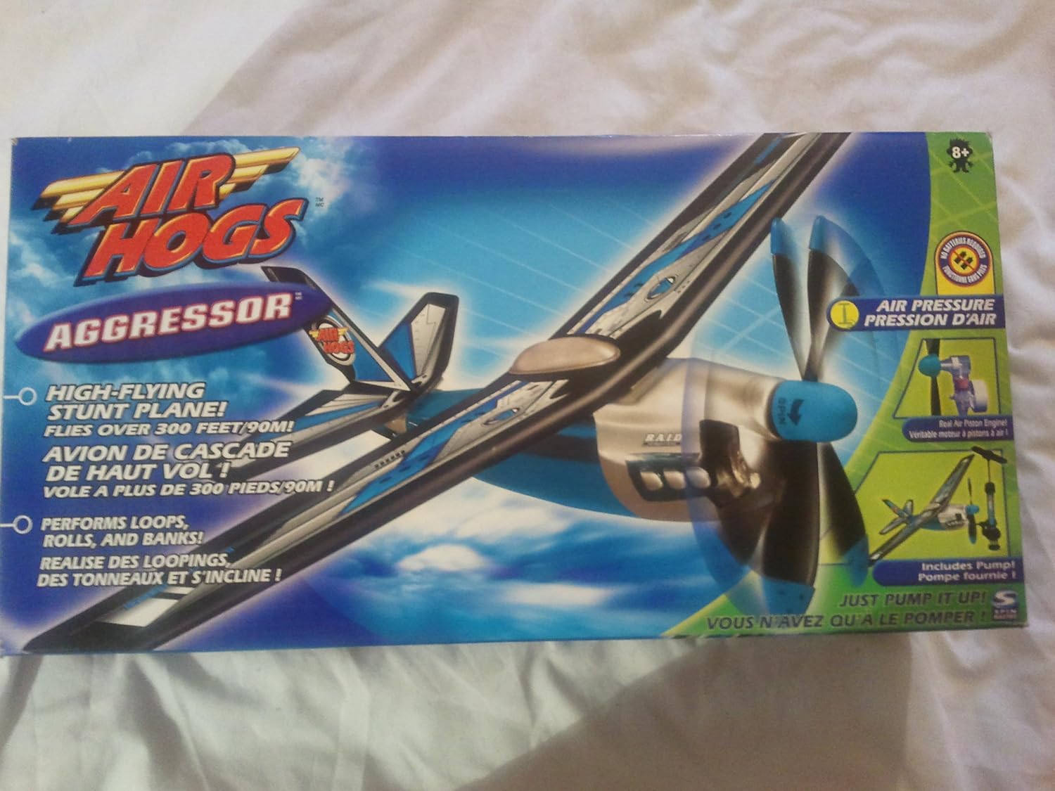 air hogs pump up plane