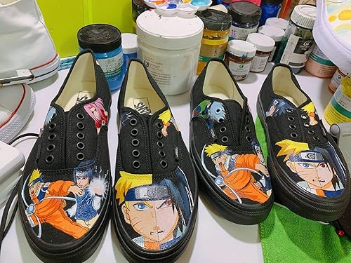 naruto custom sneakers