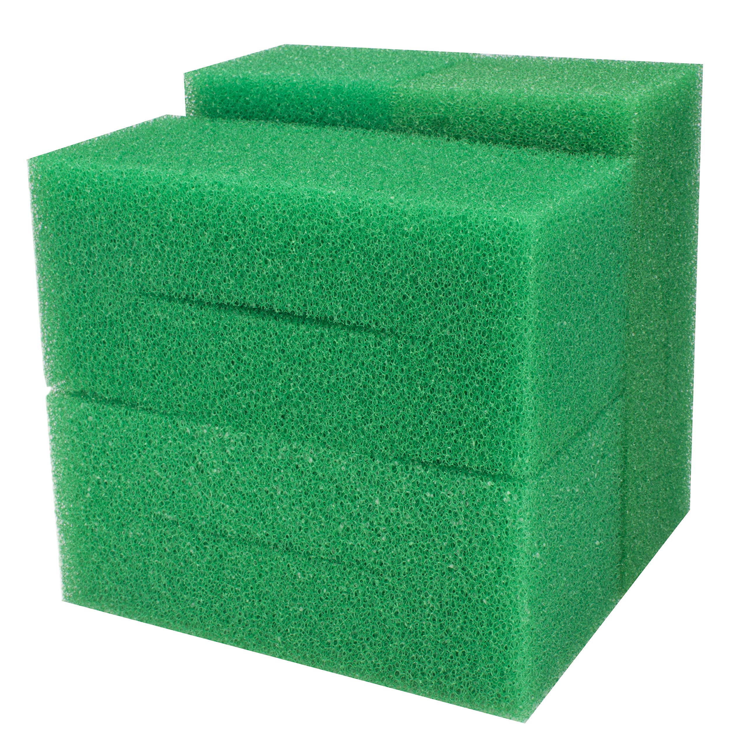 LTWHOME Compatible Green Coarse Filter Foam Replacement for Oase Biotec 12 56739 (Pack of 4)