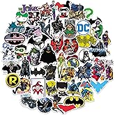 Batman Sticker Pack 50ct – DC Super Hero Die-Cut Vinyl Large Deluxe Decals for Laptop, Water Bottle, Scrapbooking, Tablet & Indoor/Outdoor Use