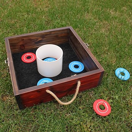 Amazon Com Sports Festival Wood Washer Toss Game Set For