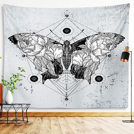Amazon Com Butterfly Tapestry Insects And Moths Wall Hanging Black And White Gothic Biology Entomology Wall Decor Grunge Moth Tattoo Wiccan Dragonfly Beetle Spider Witchy Tarot Bohemian Goth Tapestry For Living Room Bedroom Amazon Com Butterfly Tapestry Insects And Moths Wall Hanging Black And White Gothic Biology Entomology Wall Decor Grunge Moth Tattoo Wiccan Dragonfly Beetle Spider Witchy Tarot Bohemian Goth Tapestry For Living Room Bedroom