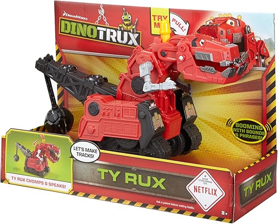 mattel dinotrux ty rux vehicle