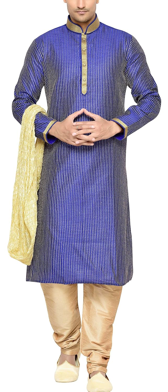indian poshakh men's silk sherwani