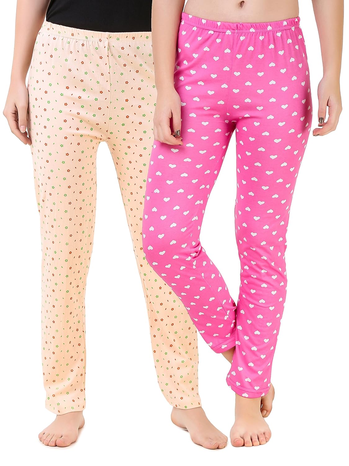 masha women's cotton printed multicolor pyjama-pj2pc-103-120-s-p