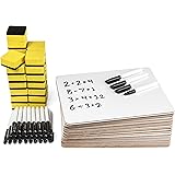 Blue Summit Supplies 30 Pack Dry Erase Lapboard Classroom Set, Includes 30 Whiteboards 9 x 12 Inch, 30 Markers, 30 Erasers, Ideal for Teachers, Students, Sunday School, Group Participation