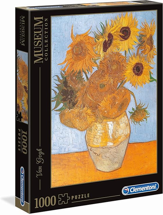 Clementoni Van GoghGirasoli Museum Collection Puzzle, 1000 Pezzi