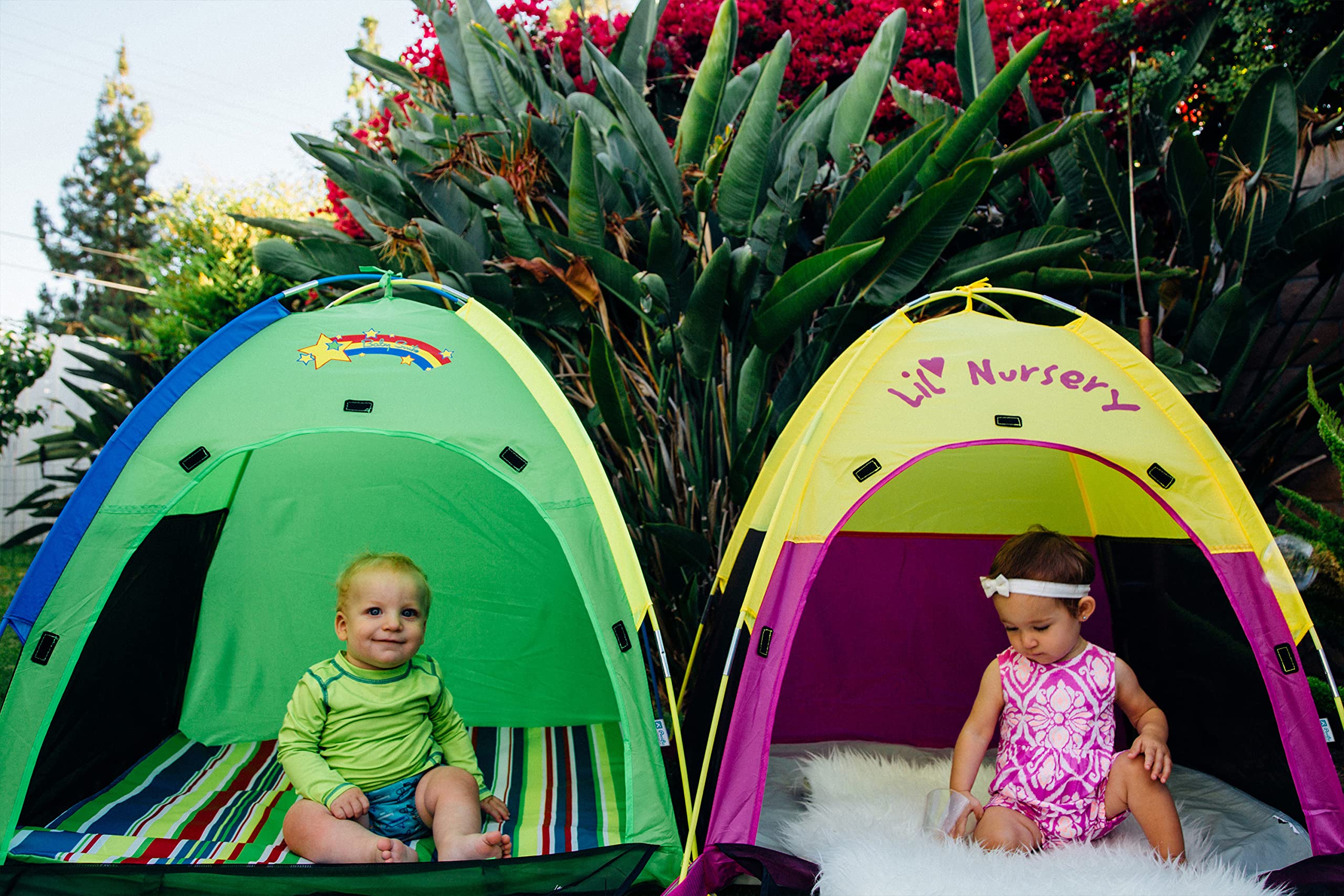 Pacific Play Tents Lil Nursery - Portable Play Tent and Sun Shelter for Infants and Toddler