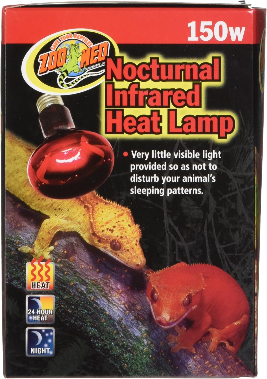 zoo med nocturnal infrared heat lamp 50w