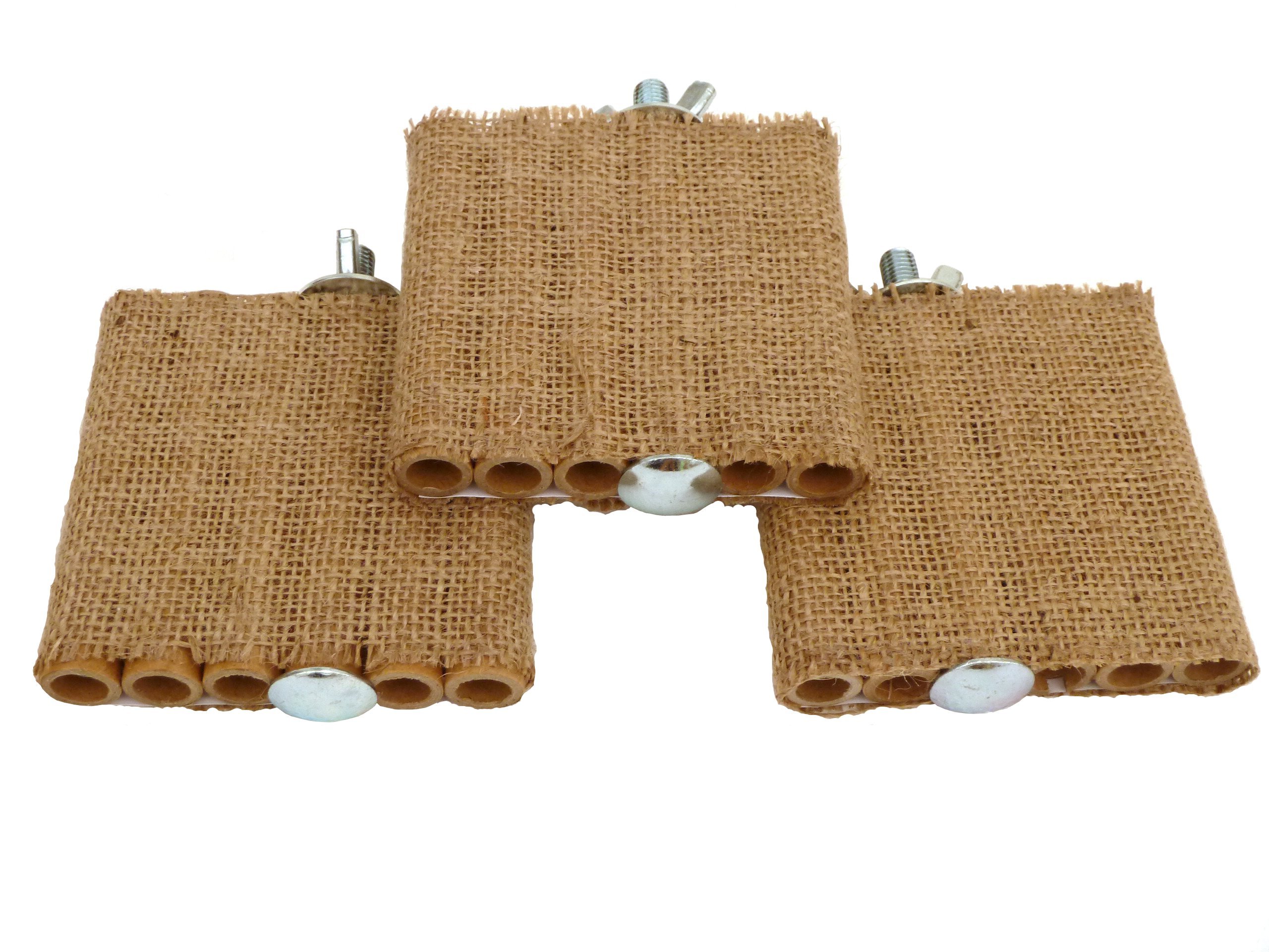 Degu Shelf for Degus, Rats, Gerbils, Hamsters - Three Pack - Chewable Platform Attachable Cage Accessory Made from Safe Materials