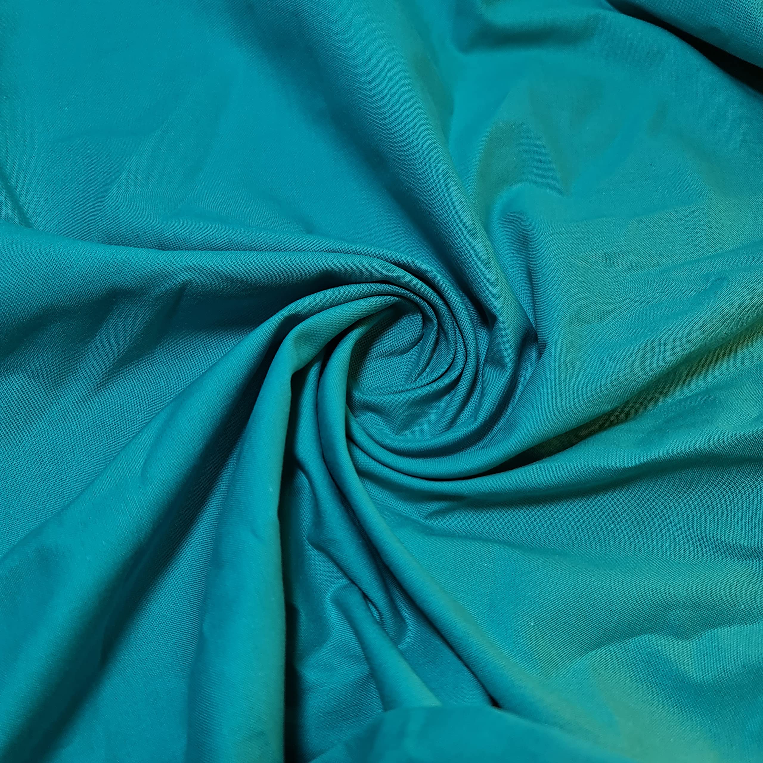 *Clearance* Plain/Jacquard 100% Cotton Non-Stretch Dress Suit Fabric Metre 58" (1 Meter, Mint Sheeting)