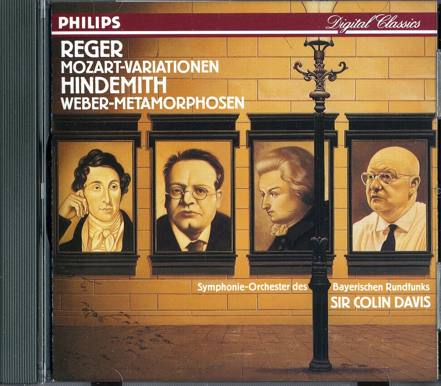 Amazon レーガーモーツァルトの主題による変奏曲とフーガ; ヒンデミットウェーバーの主題による交響的変容 マックス・レーガー