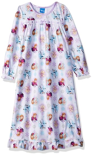 Disney Princess Big Girls Toddler Granny Style Nightgown Sleepwear