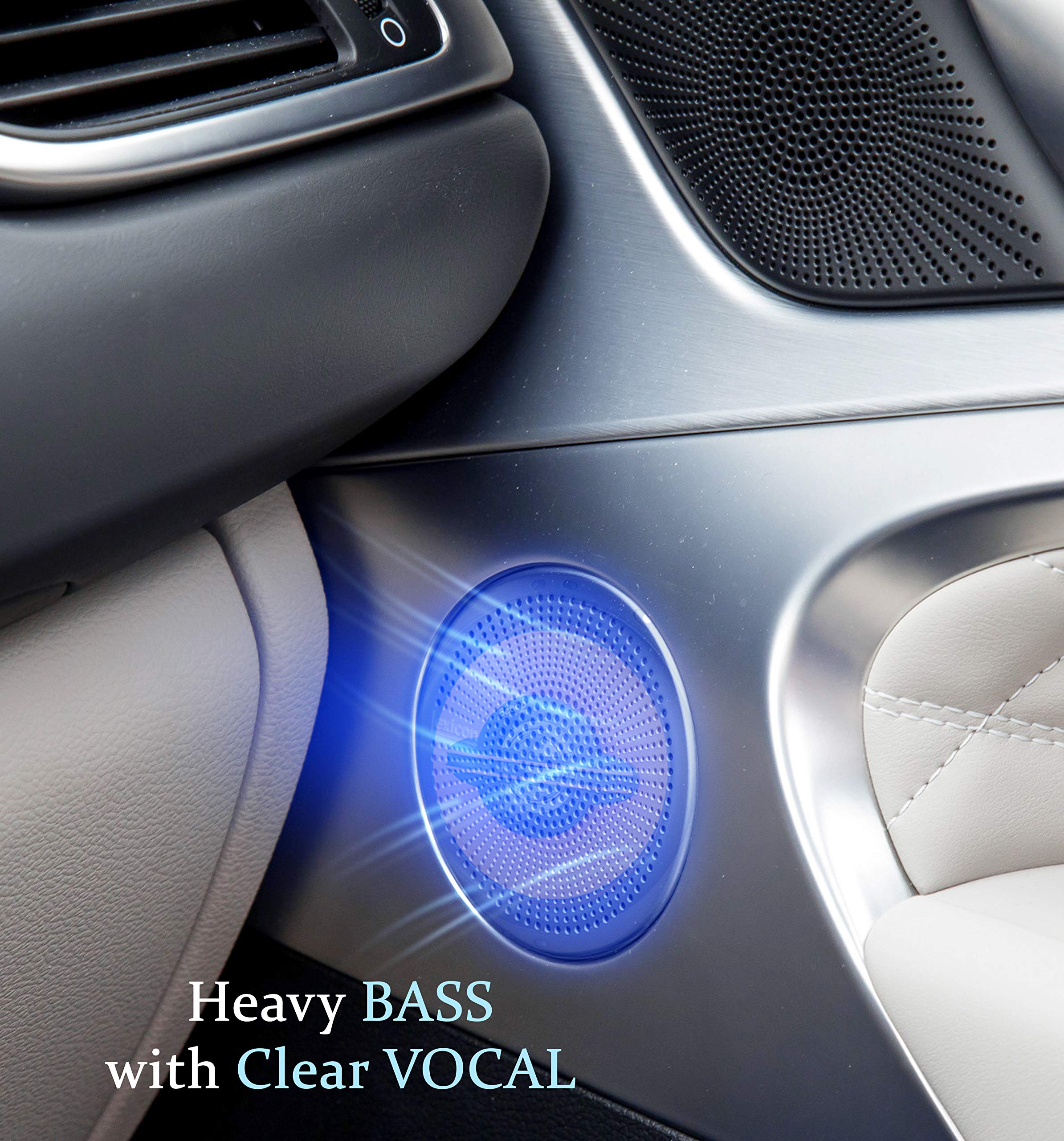 car music system with amplifier and woofer