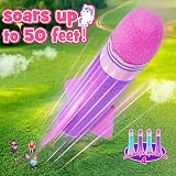 HappyGoLucky Rocket Toy Launcher for Kids 3-12 Foam Rockets 50 ft view 2