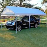 Amazon.com : CoverPro 10 ft. x 17 ft. Portable Shed, Garage or Car Shelter : Garden &amp; Outdoor