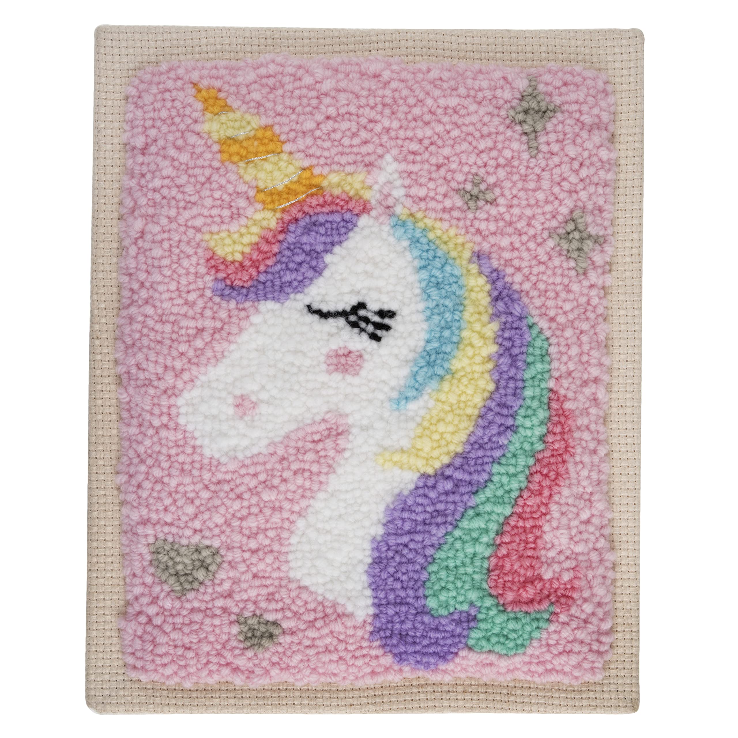 Trimits Punch Needle Frame Kit, Unicorn,20.32 x 25.4cm (8 x 10in)