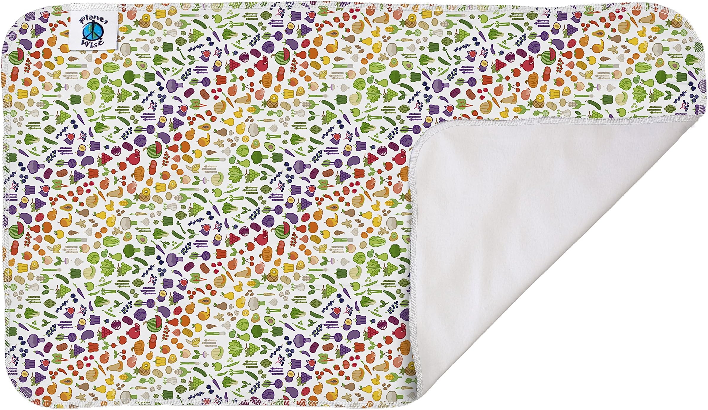 Planet Wise Waterproof Changing Pad, Farmers Market, Made in The USA