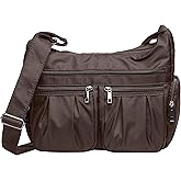 VOLGANIK ROCK Crossbody Purses for Women Shoulder Handbags Lightweight Waterproof Nylon Travel Bag Ladies Pocketbooks