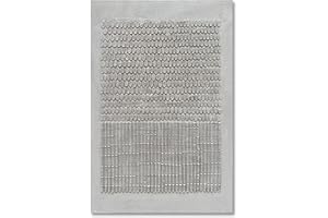 NANKAI Art 45x30 inches White Texture Abstract Art Oil Painting Contemporary Minimalism Art Home Office Wall Decoration Art