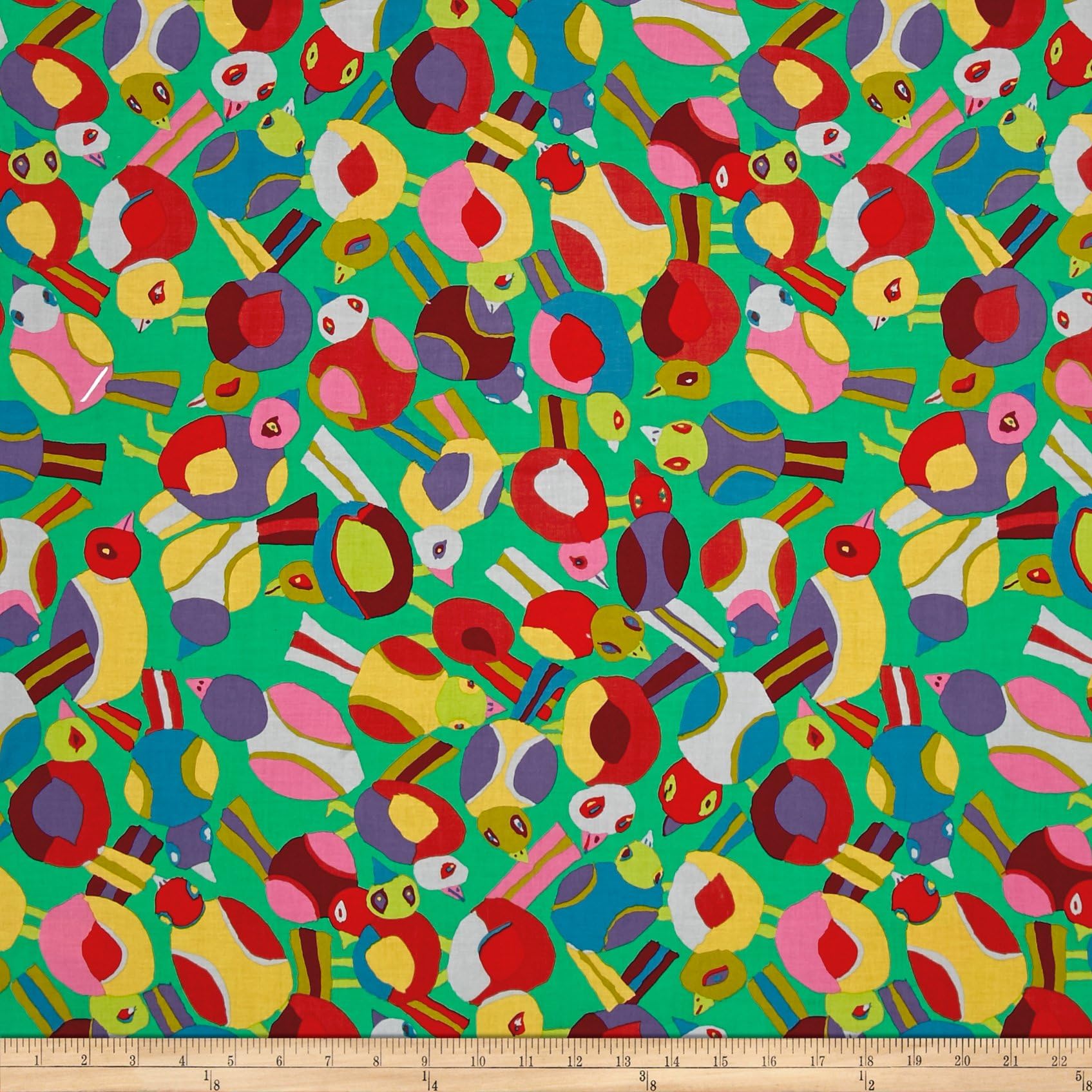 FreeSpirit Fabrics Free Spirit 0527981 Brandon Mably Spring 2017 Round Robin Fabric By The Yard, Green