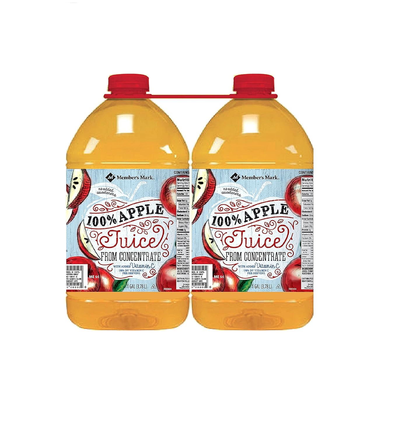 Member's Mark 100% Apple Juice (1 gal. ea., 2 pk.)