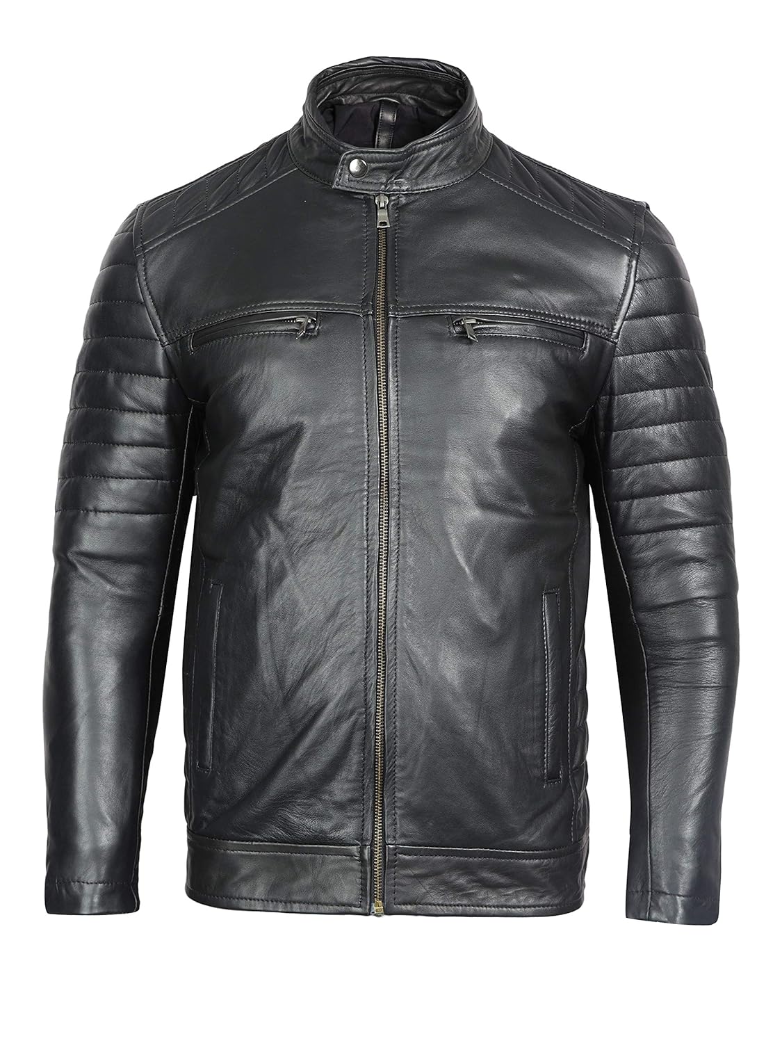 Buy Legacy Pure Leather Jacket for Men Light weight Stylish 16