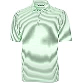 Cutter & Buck Mens Virtue Eco Pique Stripe Recycled Mens Polo
