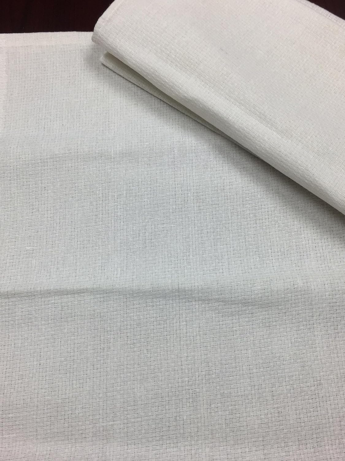 24 PREMIUM QUALITY WHITE HUCK TOWELS GLASS CLEANING LINT