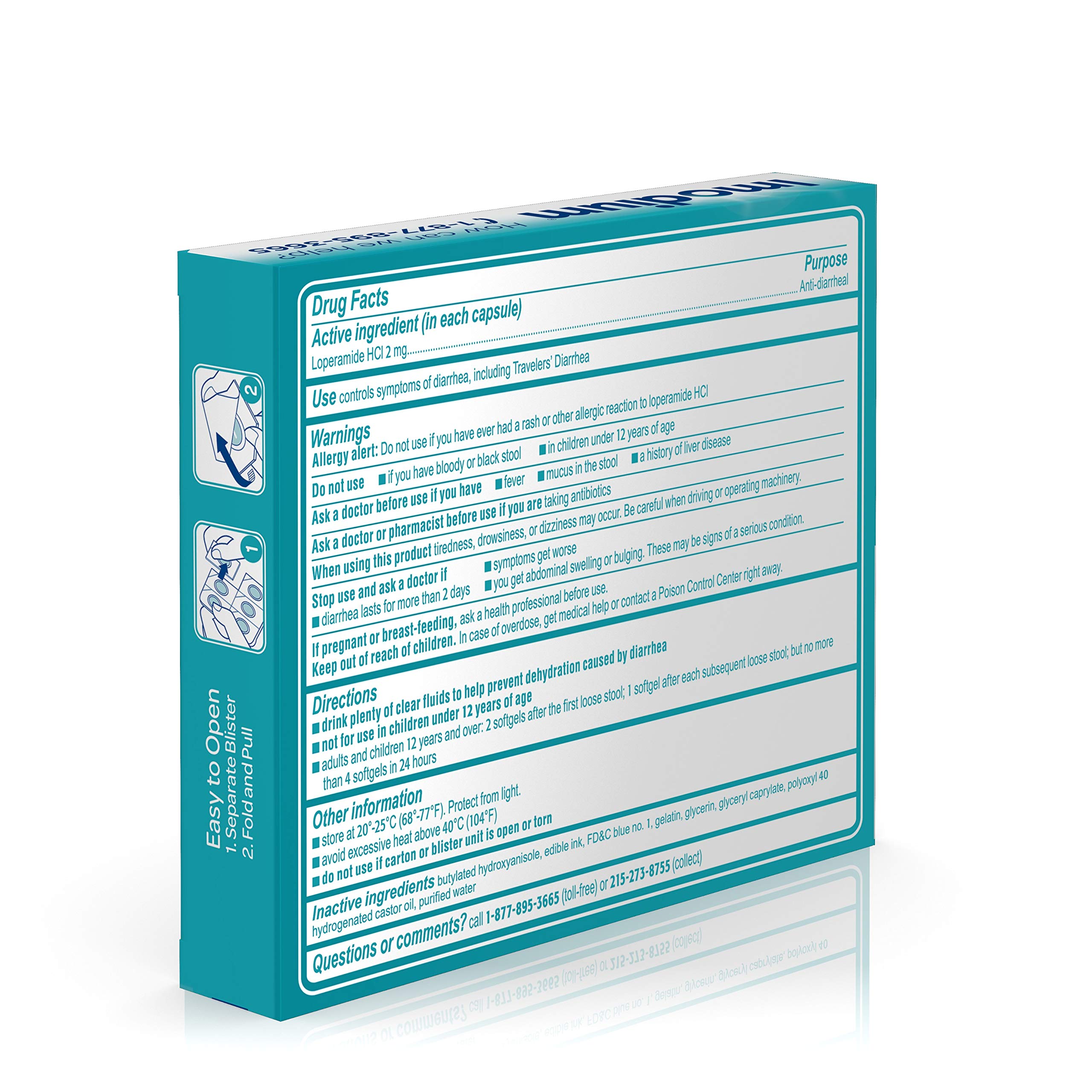 Imodium AD AntiDiarrheal Softgels with Loperamide Hydrochloride