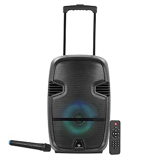 Zebronics ZEB-TRX115L Bluetooth Trolley Speaker with USB Input (Black)