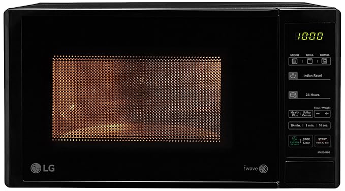 LG 20 L Grill Microwave Oven (MH2044DB, Black)