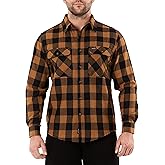 Smith's Workwear Mens Buffalo Two-Pocket Flannel ShirtButton Down Shirt