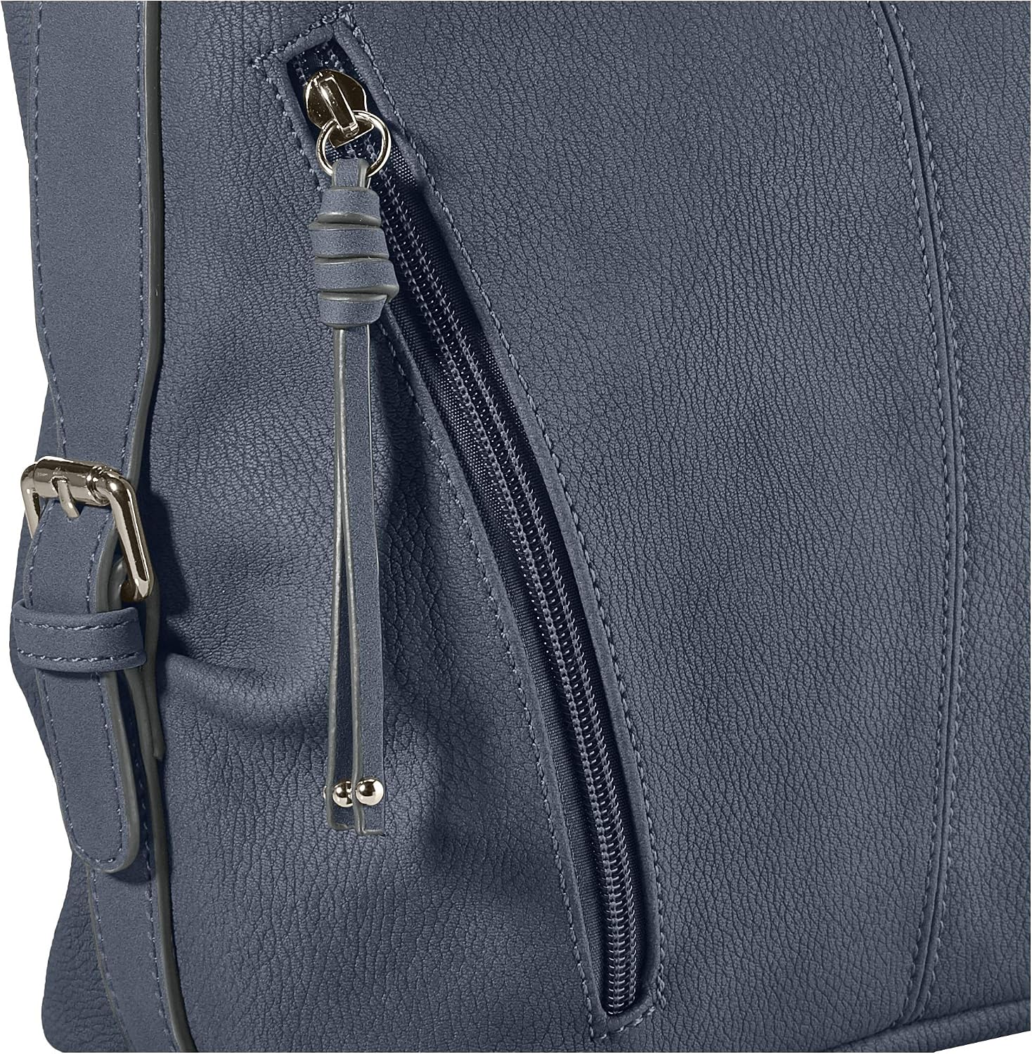 TOM TAILOR Women's CAIA Shoulder Bag, blue, M - Image 5