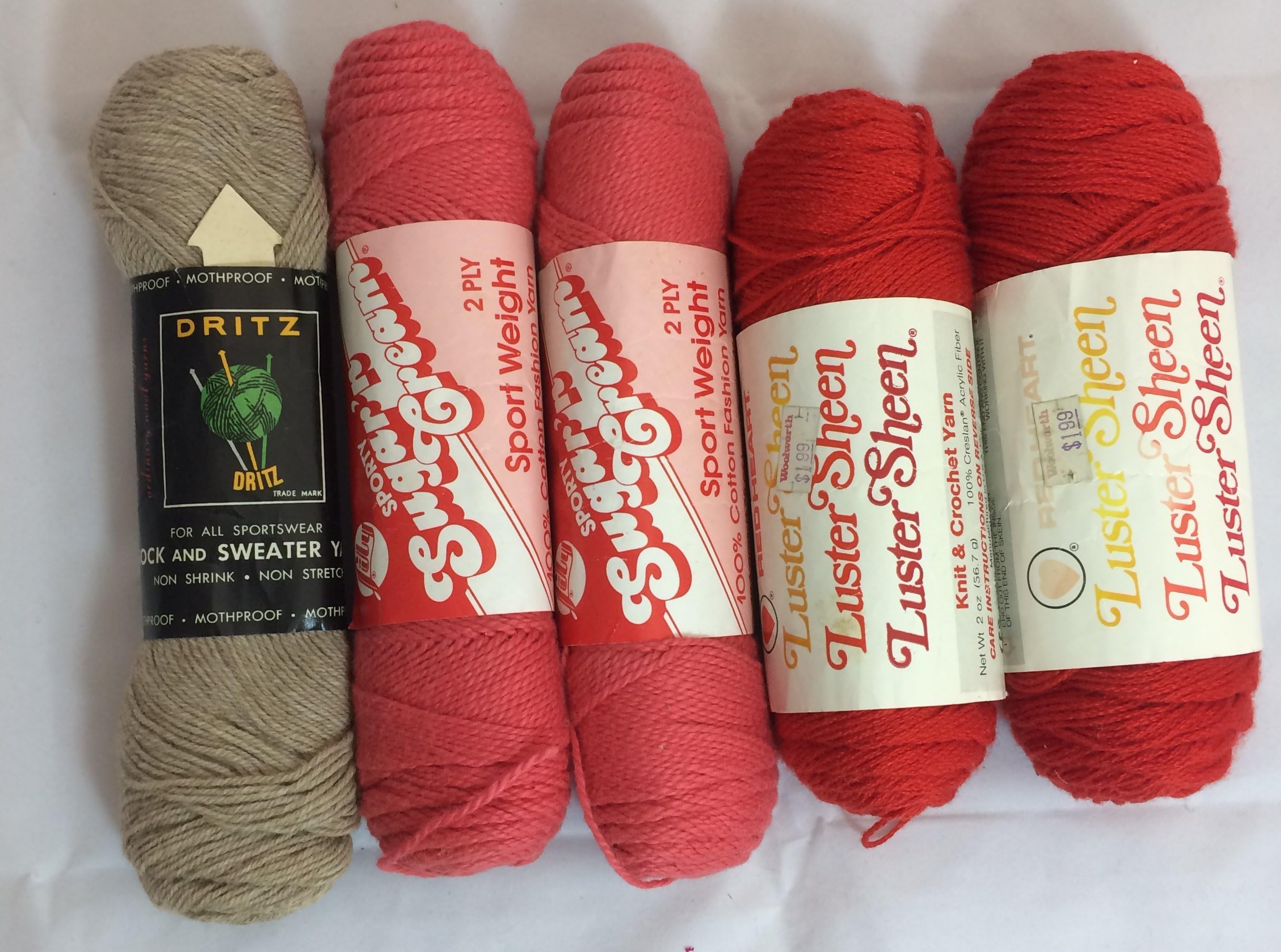 Assorted Yarn Bundle, 5 Skeins