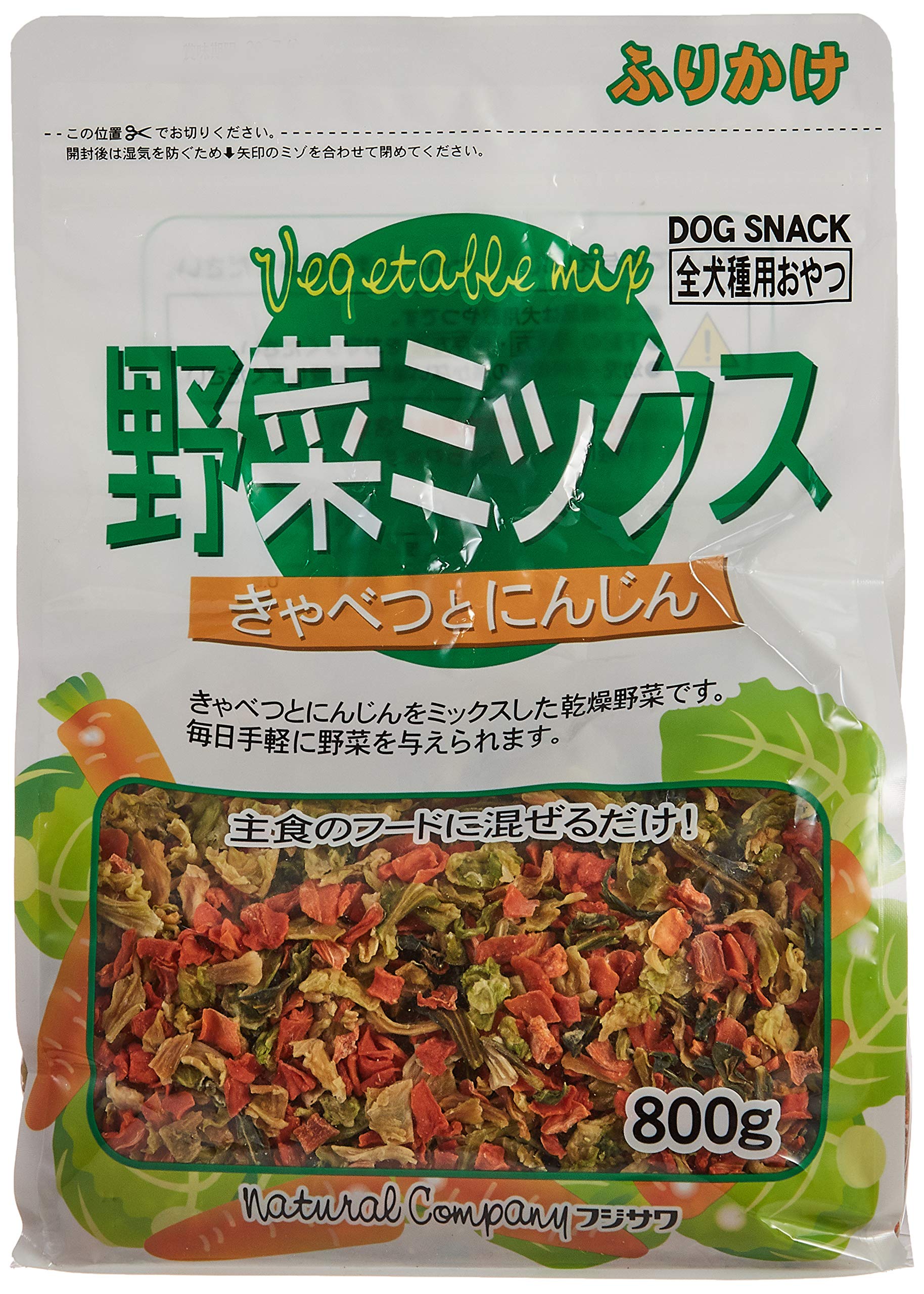 フジサワ 犬用おやつ 野菜ミックス 800グラム (x 1)商品画像