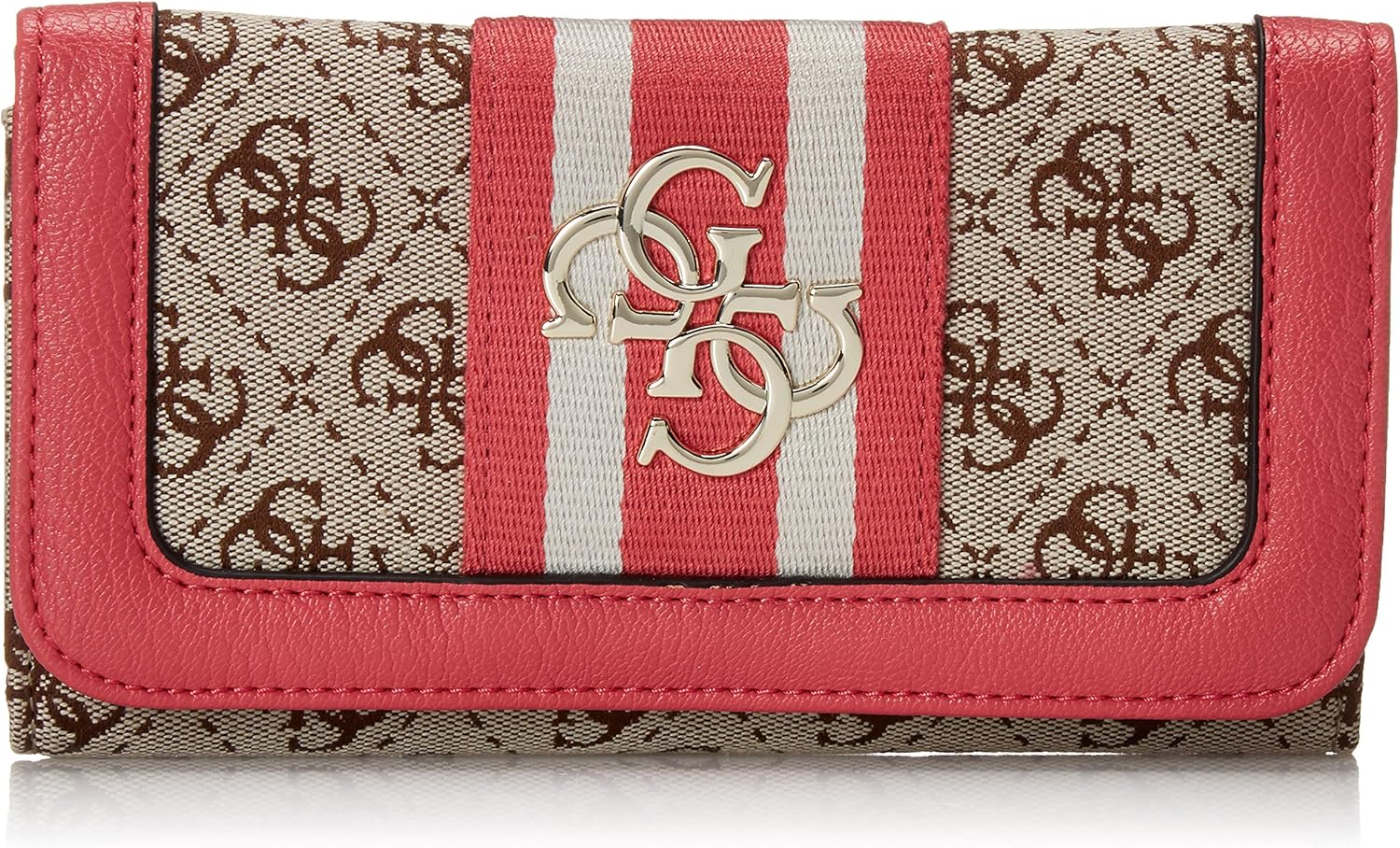 GUESS Vintage Slim Clutch Wallet, pink Clothing