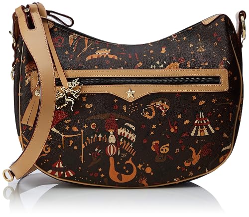 Piero Guidi Womens 2111f4088 Shoulder Bag Brown Brown