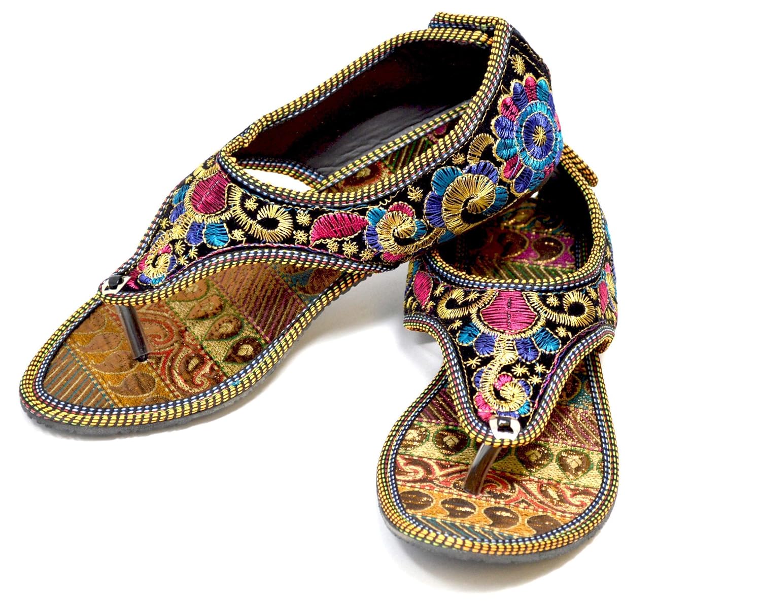 embroidered chappals