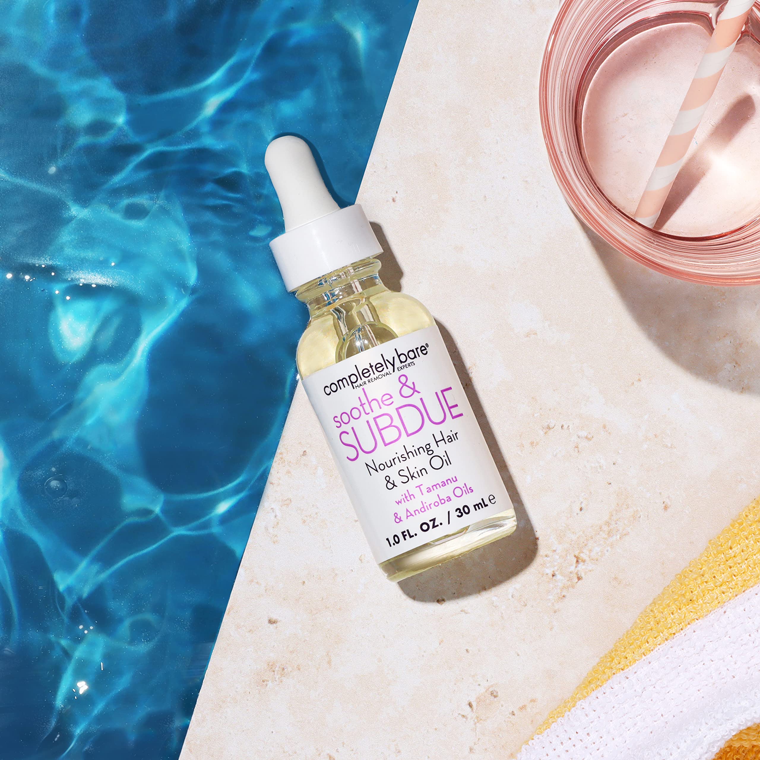 Completely Bare soothe & SUBDUE Nourishing Hair & Skin Oil - Reparative Tamanu & Andiroba Oils
