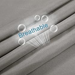 4 piece Bed Sheet Set (Queen,Gray) 1 Flat Sheet,1