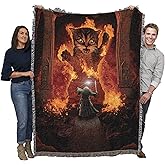 Pure Country Weavers You Shall Not Pass Blanket by Vincent HIE - Cute Funny Gift Tapestry Throw Woven from Cotton - Made in The USA (72x54)